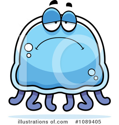 Royalty-Free (RF) Jellyfish Clipart Illustration by Cory Thoman - Stock Sample #1089405