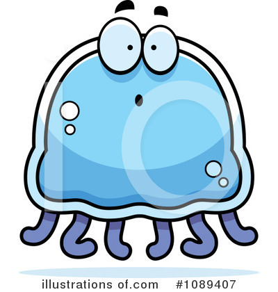 Royalty-Free (RF) Jellyfish Clipart Illustration by Cory Thoman - Stock Sample #1089407
