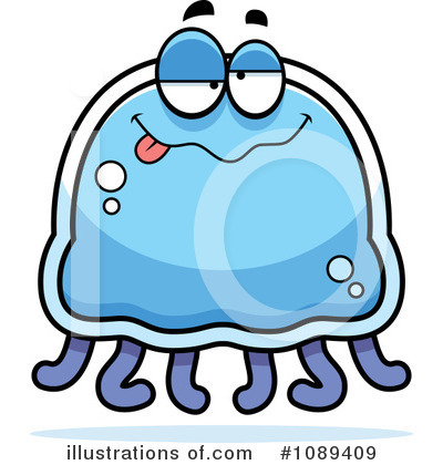Royalty-Free (RF) Jellyfish Clipart Illustration by Cory Thoman - Stock Sample #1089409