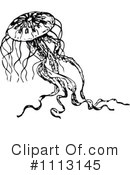 Jellyfish Clipart #1113145 by Prawny Vintage