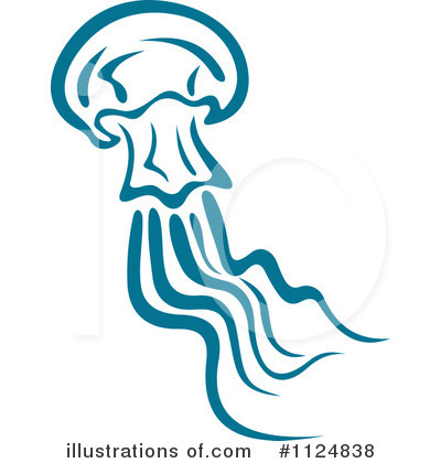Jellyfish Clipart #1124838 by Vector Tradition SM