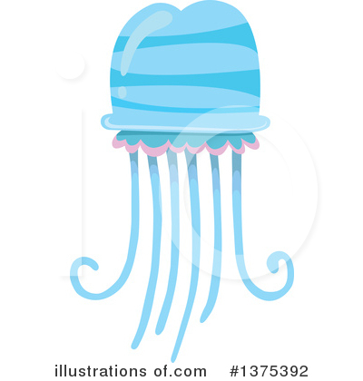 Royalty-Free (RF) Jellyfish Clipart Illustration by BNP Design Studio - Stock Sample #1375392