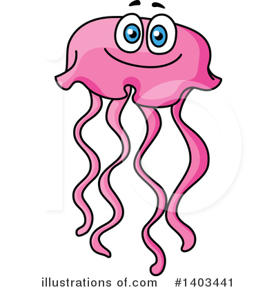 Royalty-Free (RF) Jellyfish Clipart Illustration by Vector Tradition SM - Stock Sample #1403441