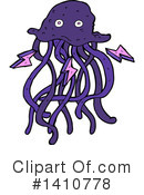 Jellyfish Clipart #1410778 by lineartestpilot