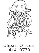 Jellyfish Clipart #1410779 by lineartestpilot