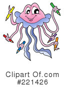 Jellyfish Clipart #221426 by visekart