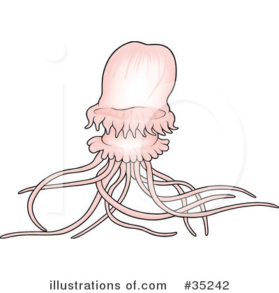 Royalty-Free (RF) Jellyfish Clipart Illustration by dero - Stock Sample #35242