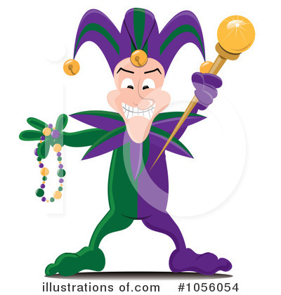 Royalty-Free (RF) Jester Clipart Illustration by Pams Clipart - Stock Sample #1056054