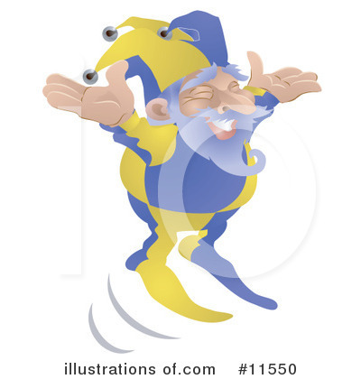 Royalty-Free (RF) Jester Clipart Illustration by AtStockIllustration - Stock Sample #11550