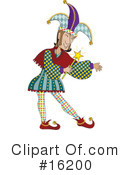 Jester Clipart #16200 by Maria Bell