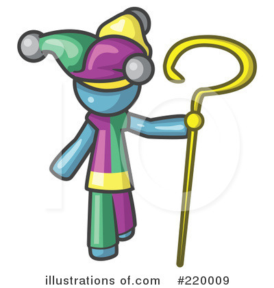 Jester Clipart #220009 by Leo Blanchette