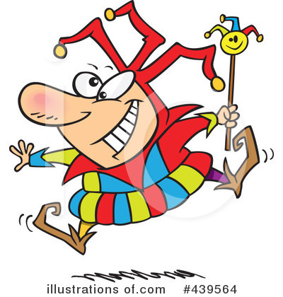 Royalty-Free (RF) Jester Clipart Illustration by toonaday - Stock Sample #439564