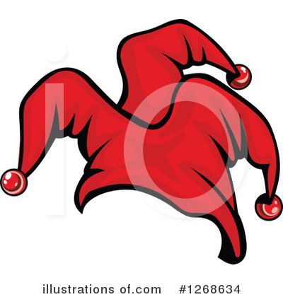 Royalty-Free (RF) Jester Hat Clipart Illustration by Vector Tradition SM - Stock Sample #1268634