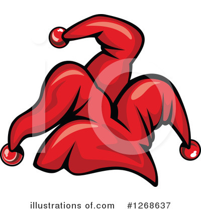 Royalty-Free (RF) Jester Hat Clipart Illustration by Vector Tradition SM - Stock Sample #1268637