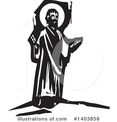 Royalty-Free (RF) Jesus Clipart Illustration by xunantunich - Stock Sample #1403858