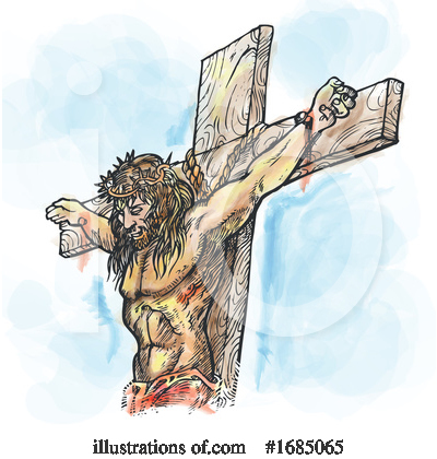 Royalty-Free (RF) Jesus Clipart Illustration by Domenico Condello - Stock Sample #1685065