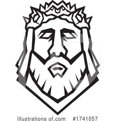 Royalty-Free (RF) Jesus Clipart Illustration by patrimonio - Stock Sample #1741057