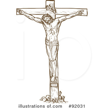 Royalty-Free (RF) Jesus Clipart Illustration by patrimonio - Stock Sample #92031