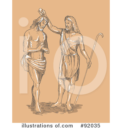Royalty-Free (RF) Jesus Clipart Illustration by patrimonio - Stock Sample #92035