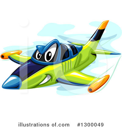 Royalty-Free (RF) Jet Clipart Illustration by BNP Design Studio - Stock Sample #1300049
