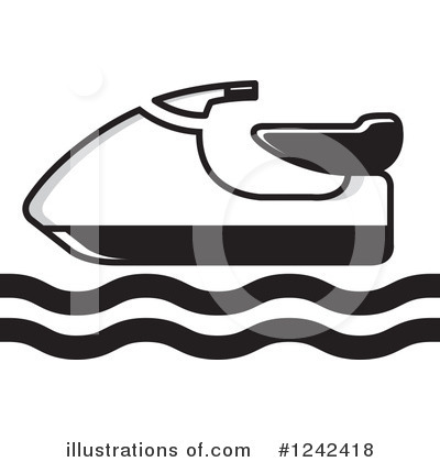 Royalty-Free (RF) Jet Ski Clipart Illustration by Lal Perera - Stock Sample #1242418