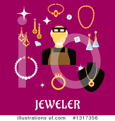 Royalty-Free (RF) Jewelery Clipart Illustration by Vector Tradition SM - Stock Sample #1317356