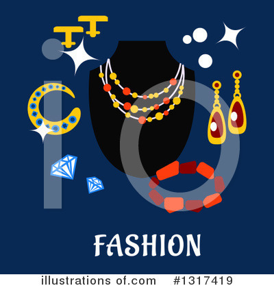 Royalty-Free (RF) Jewelery Clipart Illustration by Vector Tradition SM - Stock Sample #1317419