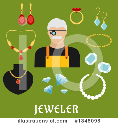 Royalty-Free (RF) Jewelery Clipart Illustration by Vector Tradition SM - Stock Sample #1348098