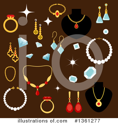 Jewelery Clipart #1361277 by Vector Tradition SM