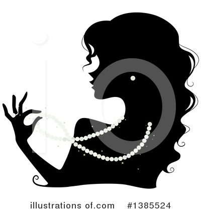 Silhouetted Woman Clipart #1385524 by BNP Design Studio