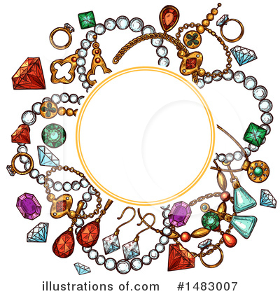 Royalty-Free (RF) Jewelry Clipart Illustration by Vector Tradition SM - Stock Sample #1483007