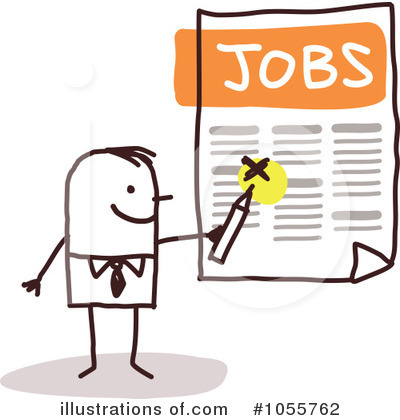 Royalty-Free (RF) Jobs Clipart Illustration by NL shop - Stock Sample #1055762