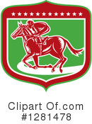 Jockey Clipart #1281478 by patrimonio