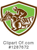 Jockey Clipart #1287672 by patrimonio