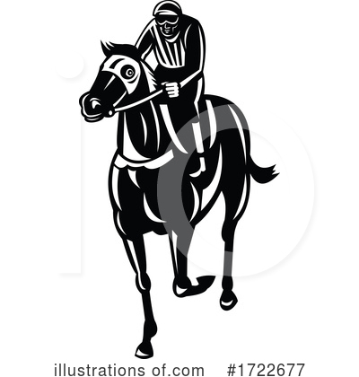 Horseback Riding Clipart #1722677 by patrimonio