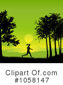 Jogging Clipart #1058147 by KJ Pargeter