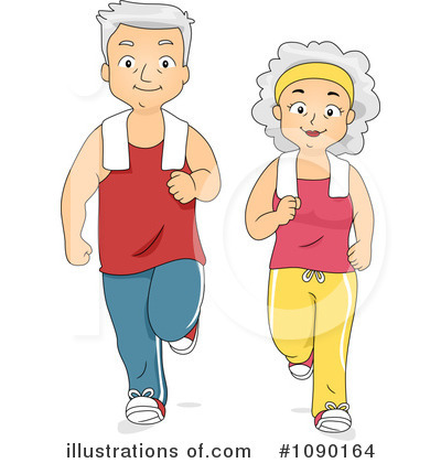 Senior Couple Clipart #1090164 by BNP Design Studio