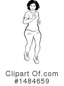 Jogging Clipart #1484659 by Lal Perera