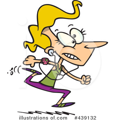 Royalty-Free (RF) Jogging Clipart Illustration by toonaday - Stock Sample #439132