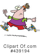 Jogging Clipart #439194 by toonaday