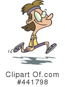 Jogging Clipart #441798 by toonaday