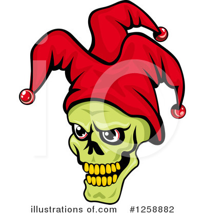 Royalty-Free (RF) Joker Clipart Illustration by Vector Tradition SM - Stock Sample #1258882
