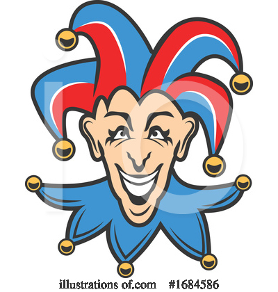 Royalty-Free (RF) Joker Clipart Illustration by Vector Tradition SM - Stock Sample #1684586