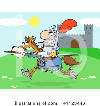 Jousting Clipart #1123446 by Hit Toon