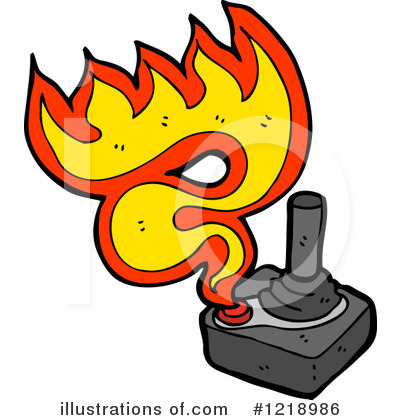 Royalty-Free (RF) Joystick Clipart Illustration by lineartestpilot - Stock Sample #1218986