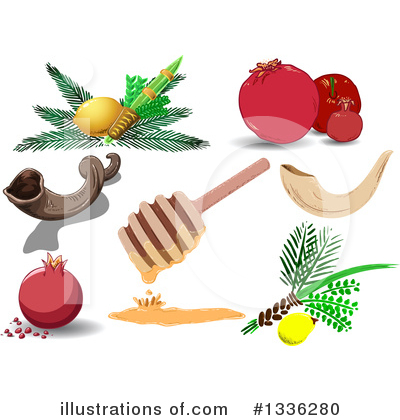 Judaism Clipart #1336280 by Liron Peer