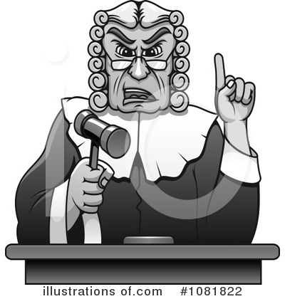 Royalty-Free (RF) Judge Clipart Illustration by Vector Tradition SM - Stock Sample #1081822
