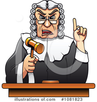 Gavel Clipart #1081823 by Vector Tradition SM