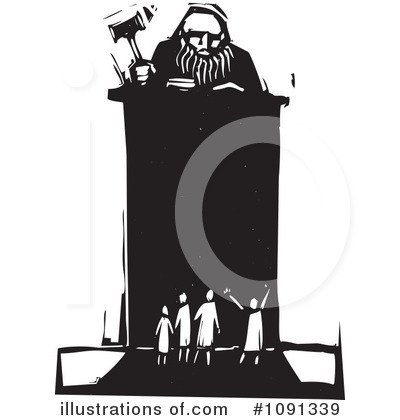 Royalty-Free (RF) Judge Clipart Illustration by xunantunich - Stock Sample #1091339