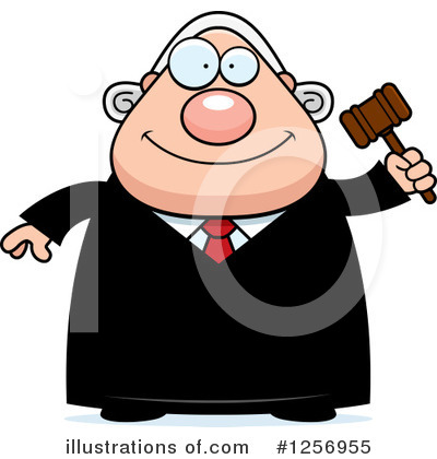 Royalty-Free (RF) Judge Clipart Illustration by Cory Thoman - Stock Sample #1256955